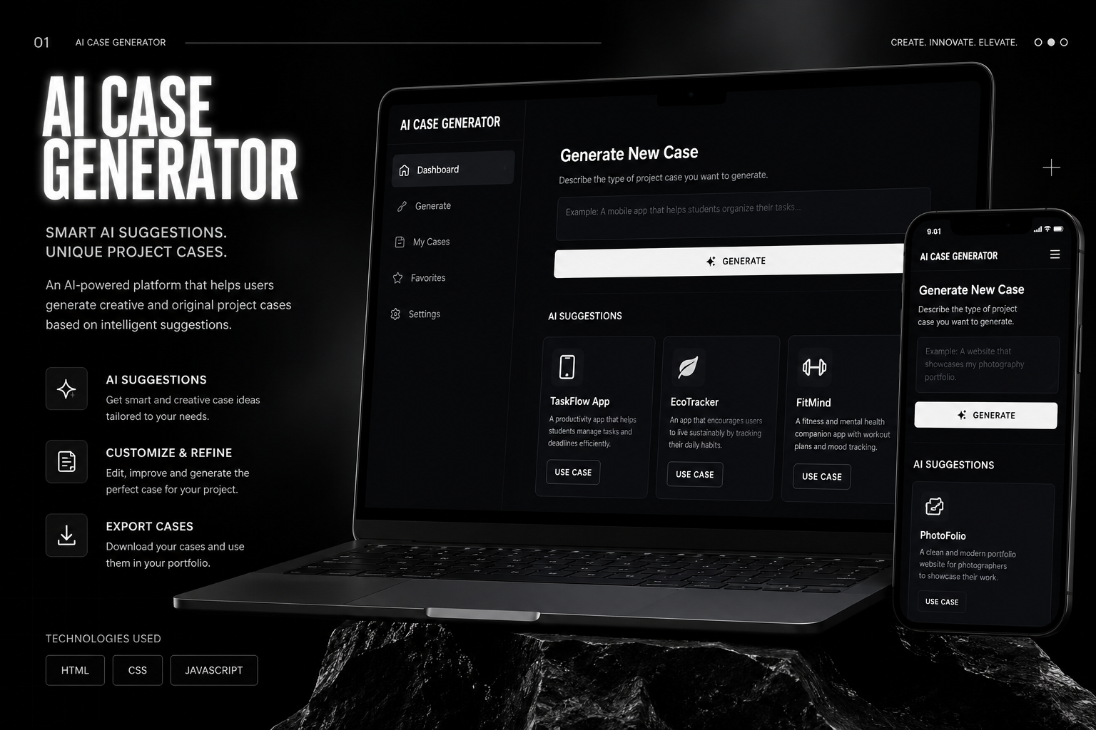 AI Case Generator App
